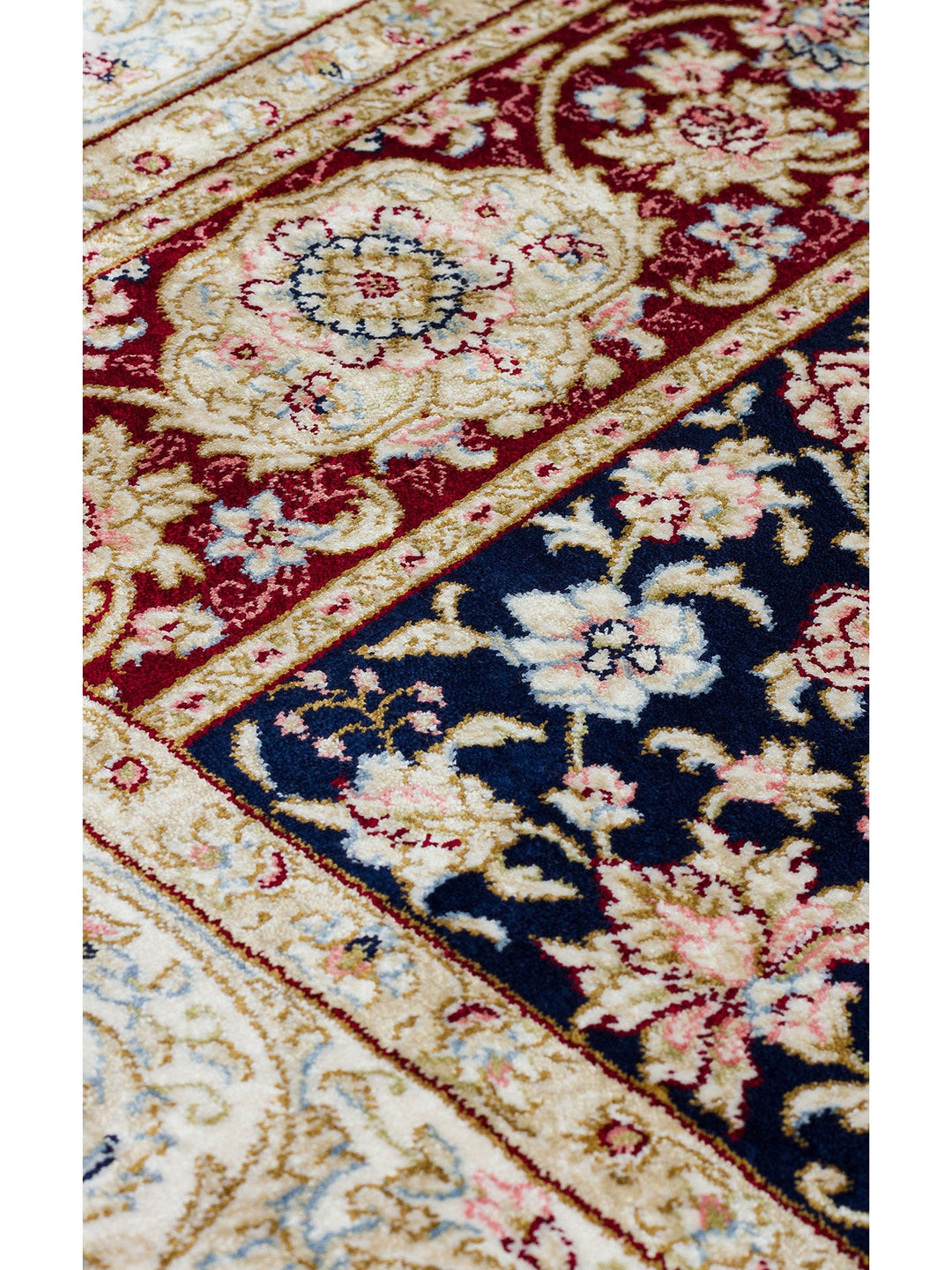Topkapı Seccade Klasik Desenli Yüksek Kalite Özel Işıltılı Hediyelik Çeyizlik Namazlık 01 RED - Carpetdocia