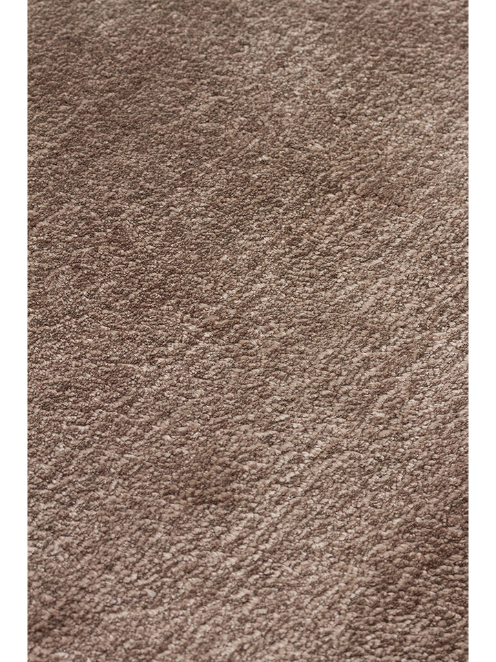 Victoria Serisi %100 Naturel Viskon El Dokuma Sade Modern Salon Oturma Odası Yatak Odası Halı TAUPE - Carpetdocia