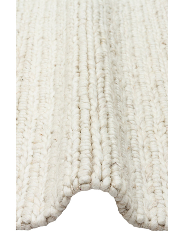 Woolstar %100 Naturel Kazak Desenli Salon Oturma Odası Koridor Antre El Dokuma Örgü Halı 07 L.BEIGE - Carpetdocia