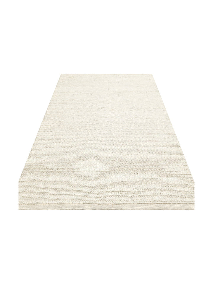 Woolstar %100 Naturel Kazak Desenli Salon Oturma Odası Koridor Antre El Dokuma Örgü Halı 07 WHITE - Carpetdocia