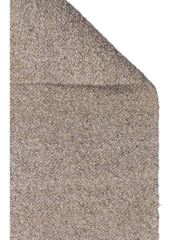 Agra Serie Wol Polyester en Katoen Mix Handgeweven Vloerkleed DARK STONE
