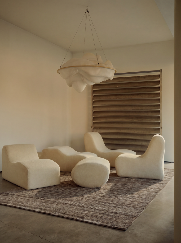 Amore Plus Series Viscose and Cotton Blend Handwoven Rug STONE XW