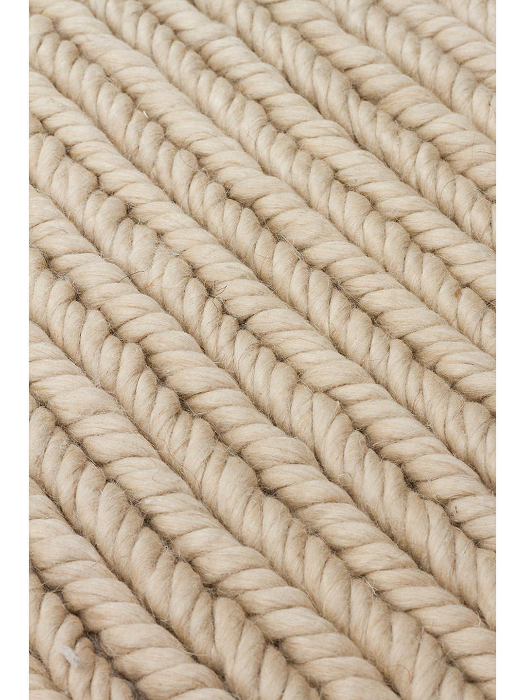 Bern Serisi El Dokuma Örgü Salon, Oturma Odası, Yatak Odası Halı BEIGE - Carpetdocia