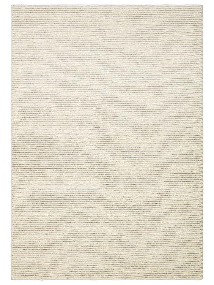 Bern Serisi El Dokuma Örgü Salon, Oturma Odası, Yatak Odası Halı IVORY - Carpetdocia