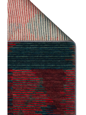 Burj Serisi %100 Naturel El Emeğiyle Üretilen TENCEL™ Kara Tezgah Halı 02 BERRY - Carpetdocia