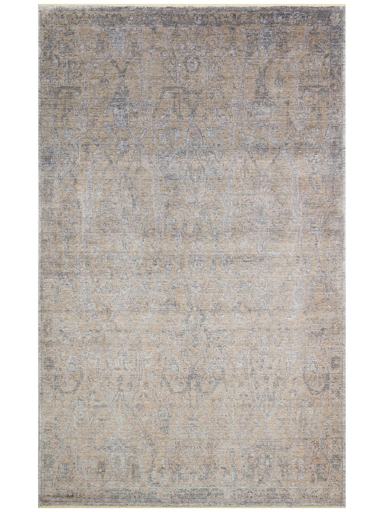 Çırağan 100% Natural Special Shiny Handmade TENCEL™ Uşak Rug Produced on Special Looms 01 BEG