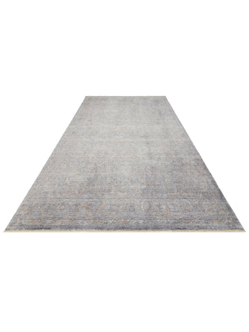 Çırağan %100 Naturel Özel Işıltılı El Emeği ile Özel Tezgahlarda Üretilen TENCEL™ Uşak Halısı 2DGRBZ - Carpetdocia