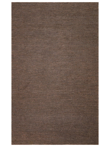 Coffee %100 Naturel Kendir Oturma Odası Salon Koridor Antre Yatak Odası Örgü Halı PLAIN BROWN - Carpetdocia