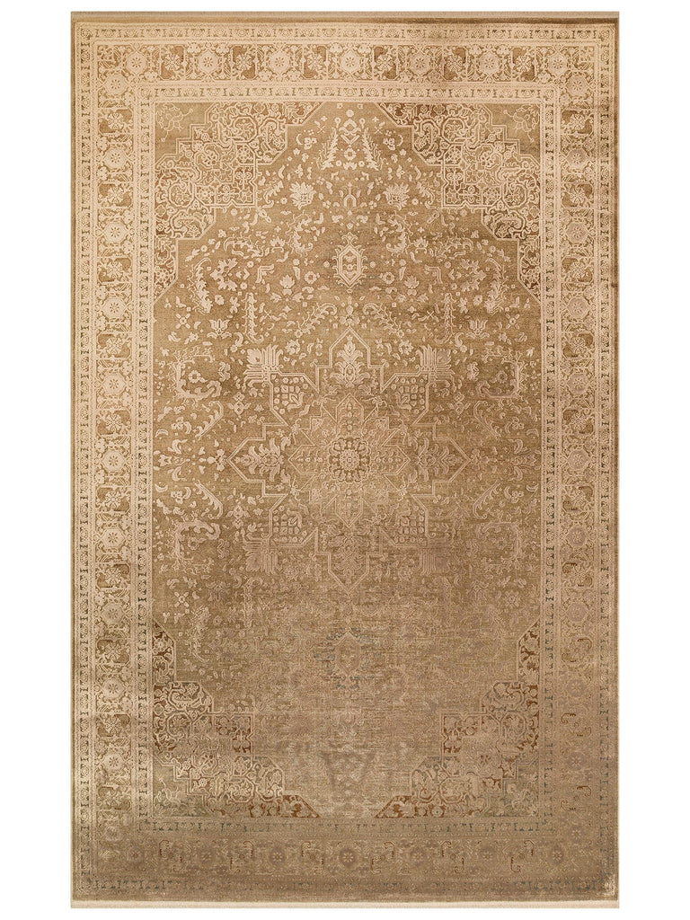 Alfombra de salón de la serie Golden, tejido denso con textura suave y aire vintage 02 BRONCE