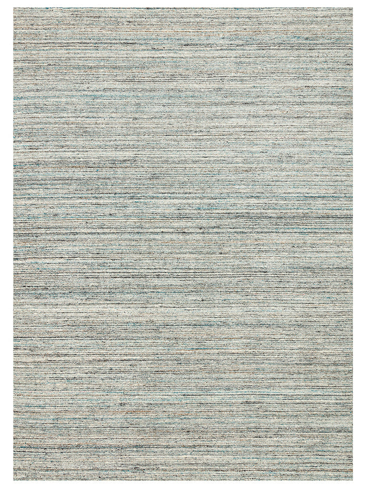 Helsinki Serisi %100 Naturel Yün ve Viskon El Dokuma Modern İskandinav Salon Oturma Odası Halı MRN - Carpetdocia