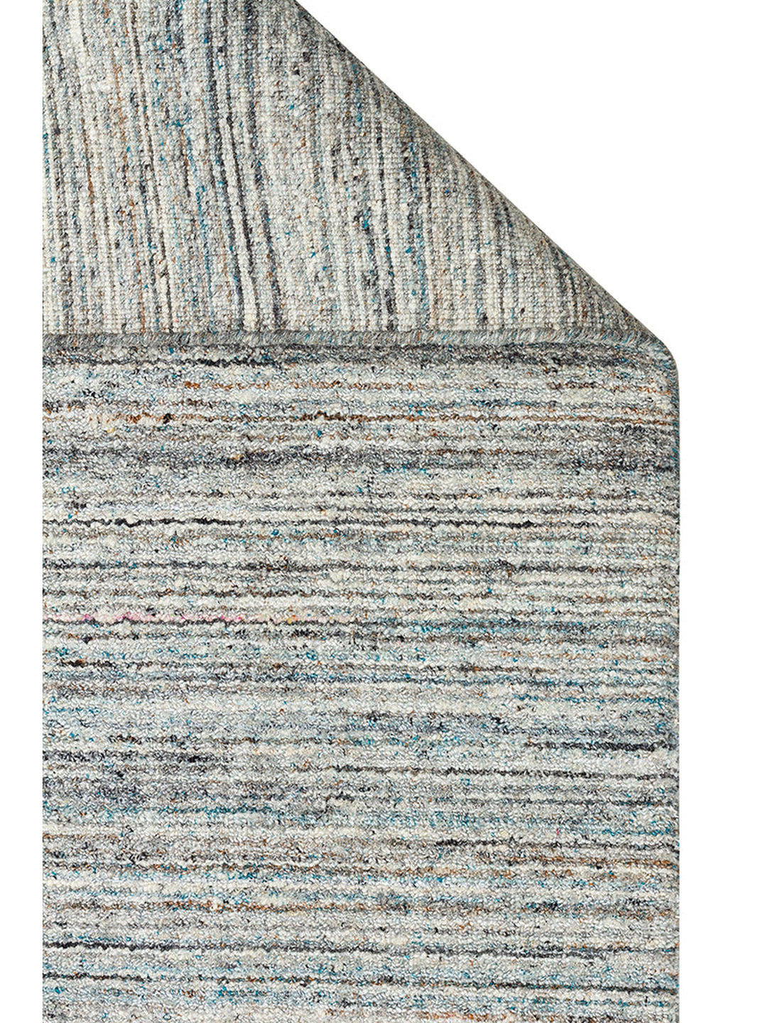 Helsinki Serisi %100 Naturel Yün ve Viskon El Dokuma Modern İskandinav Salon Oturma Odası Halı MRN - Carpetdocia