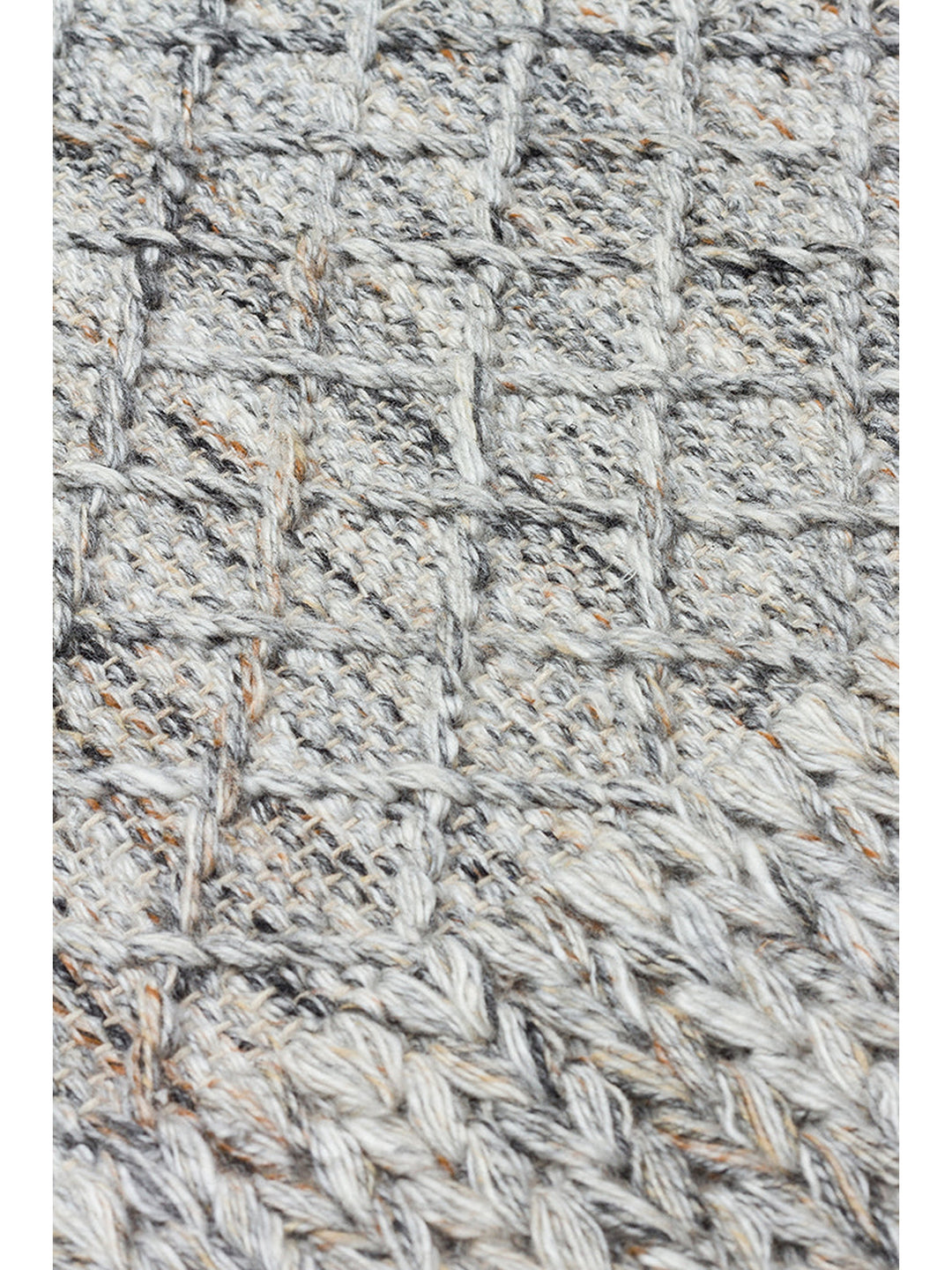 Herringbone Serisi El Dokuma Modern Etnik Salon Oturma Odası Yatak Odası Halı GREY - Carpetdocia