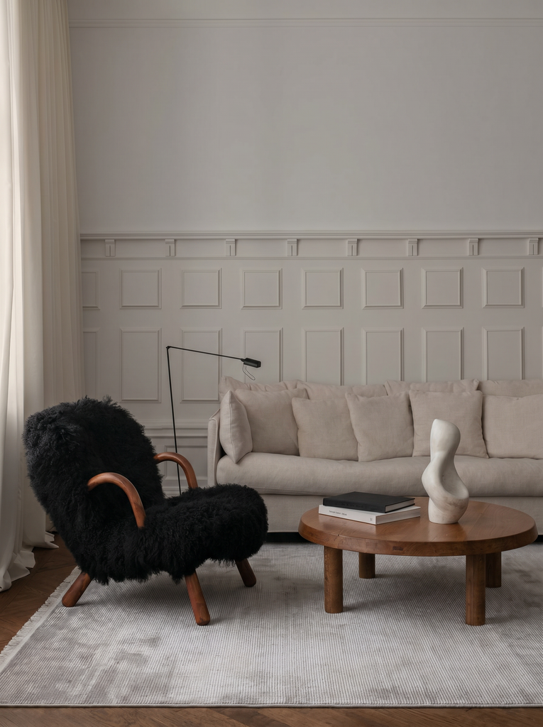 Tapete Moderno para Sala de Estar, Corredor Montenegro, Mistura de Viscose, Padrão Simples, Tecido Denso 01 CINZA