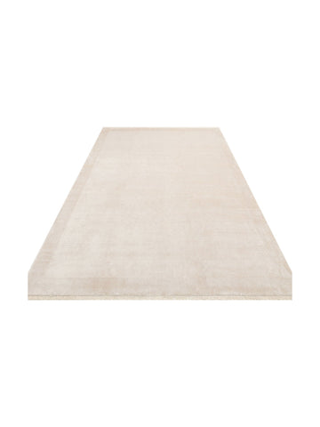 Montenegro Viskon Karışımlı Sade Desenli Sık Dokuma Oturma Odası Salon Koridor Modern Halı 02 BEIGE - Carpetdocia
