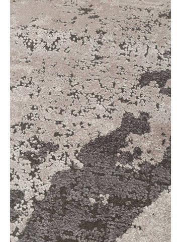 Alfombra de Salón Moderna Monza Art 02 CREAM GREY Q con Diseño Geométrico, Alta Calidad y Tejido Denso Brillante
