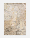 Florence-serie, handgeweven wollen tapijt met bamboezijde MINK SILVER MINK