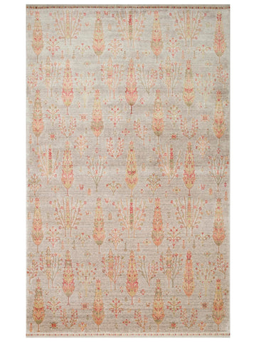 Oushak Carnaval 100%天然 易清洁 手工制作 TENCEL™ 现代乌沙克地毯 08 米色秋季