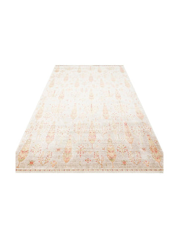 Oushak Carnaval 100%天然 易清洁 手工制作 TENCEL™ 现代乌沙克地毯 08 米色秋季