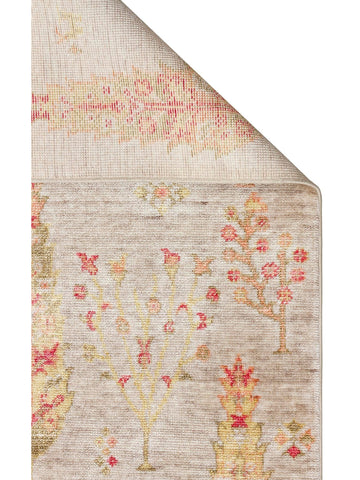 Oushak Carnaval 100%天然 易清洁 手工制作 TENCEL™ 现代乌沙克地毯 08 米色秋季