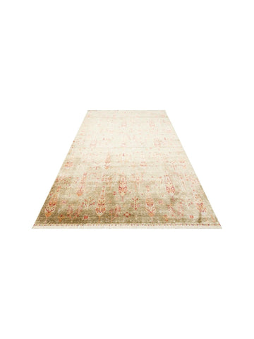 Oushak Carnaval 100%天然 易清洁 手工制作 TENCEL™ 现代乌沙克地毯 08 绿色秋季
