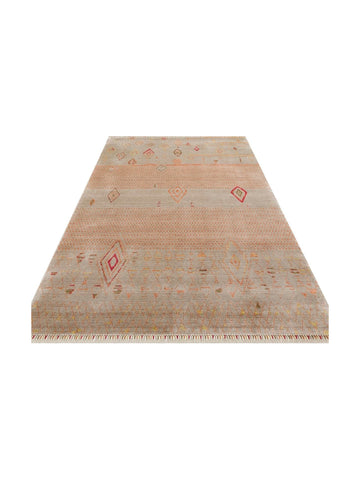 Oushak Carnaval 100%天然 易清洁 手工制作 TENCEL™ 现代乌沙克地毯 15 米色秋季