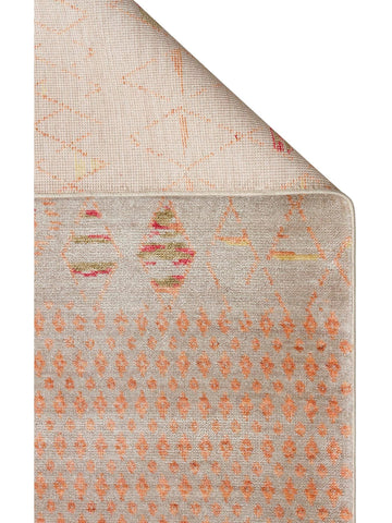 Oushak Carnaval 100%天然 易清洁 手工制作 TENCEL™ 现代乌沙克地毯 15 米色秋季