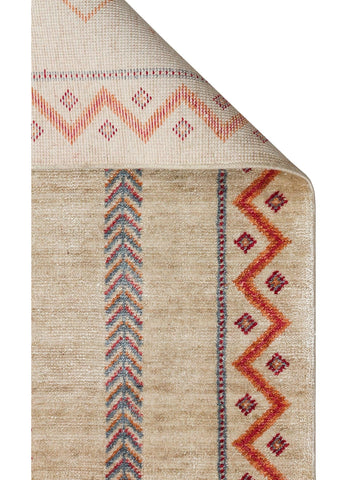 Oushak Carnaval 100% Natural Fácil de Limpar Feito à Mão com TENCEL™ Tapete Moderno Uşak 20 LIGHT MULTY