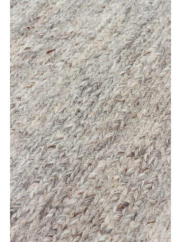 Paglia Serisi %100 Naturel Yeni Zelanda Yünü Sumak Düğümü El Dokuma Salon Oturma Odası Halı GREY - Carpetdocia