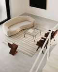 Paglia Series 100% Natural New Zealand Wool Sumac Knot Handwoven Living Room Sitting Room Rug STONE