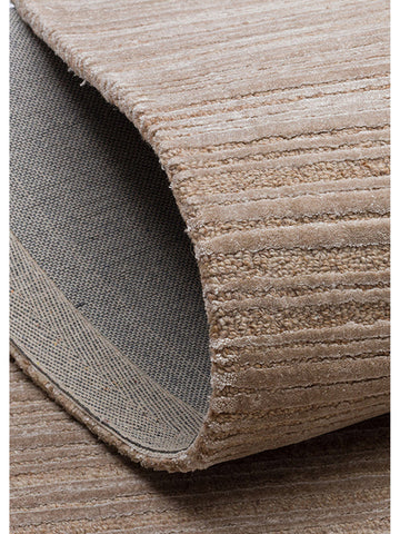 Tapete artesanal da série Palermo, mistura de lã e TENCEL™ BEIGE