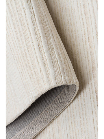 Tapete artesanal da série Palermo, mistura de lã e TENCEL™ CREAM
