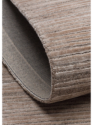 Tapete artesanal da série Palermo, mistura de lã e TENCEL™ GREY