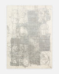Palette Series 100% Natural Wool Viscose Cotton Handwoven Scandinavian Living Room Sitting Room Rug BEIGE GREY