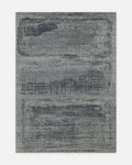 Palette Series 100% Natural Wool Viscose Cotton Handwoven Scandinavian Living Room Sitting Room Rug BLACK