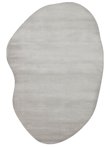 Peace Art Hav Toz Vermez Yumuşak Tuşeli Zarif Shaggy Halı 02 GREY - Carpetdocia