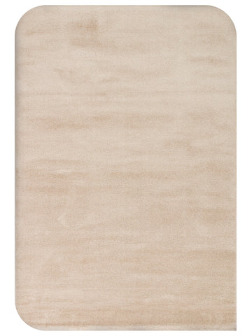 Peace Art Hav Toz Vermez Yumuşak Tuşeli Zarif Shaggy Halı 05 BEIGE - Carpetdocia