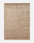 Portofino Series 100% Natural Viscose Wool Cotton Handwoven Modern Living Room Carpet BROWN