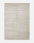 Portofino Series 100% Natural Viscose Wool Cotton Handwoven Modern Living Room Carpet SILVER