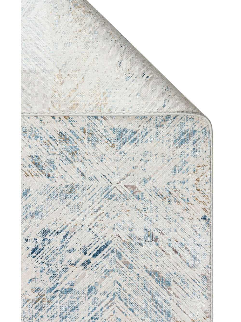 Üsküdar Serisi Yüksek Kaliteli Sık Dokuma Modern Salon Halısı 03 CREAM BLUE - Carpetdocia