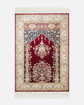Topkapi Prayer Rug Classic Pattern High Quality Special Shiny Gift Wedding Prayer Mat 01 RED