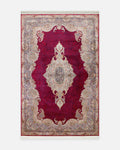 Topkapı Series High-Quality Densely Woven Classic Pattern Special Shimmering Living Room Rug 02 RED
