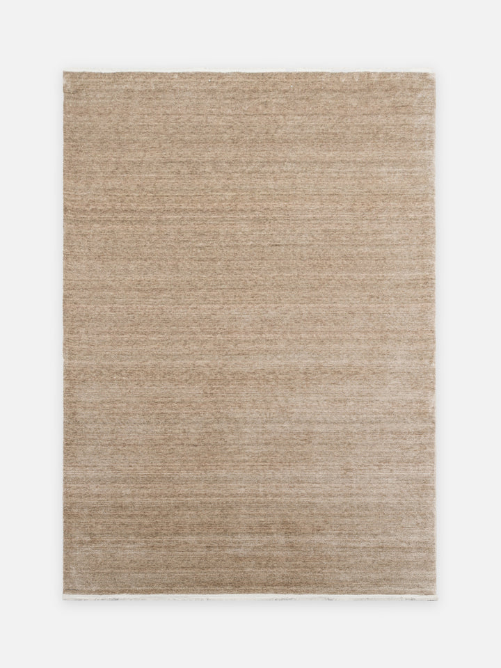 Victoria %100 TENCEL™ Lyocell El Emeği ile Üretilen Halı DESERT SAND kuşbakışı