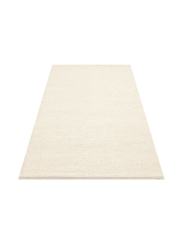 Woolstar %100 Naturel Kazak Desenli Salon Oturma Odası Koridor Antre El Dokuma Örgü Halı CREAM - Carpetdocia