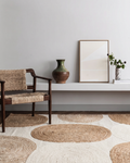 Woolstar 100% Natural Kazak Pattern Living Room Hallway Entrance Handmade Woven Carpet 902NATWHITE