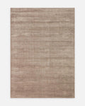 Kelly Series 100% Natural Wool and Viscose Handwoven Living Room, Lounge, and Bedroom Rug BROWN