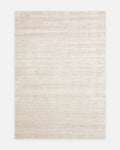 Kelly Series 100% Natural Wool and Viscose Handwoven Living Room, Lounge, and Bedroom Rug IVORY